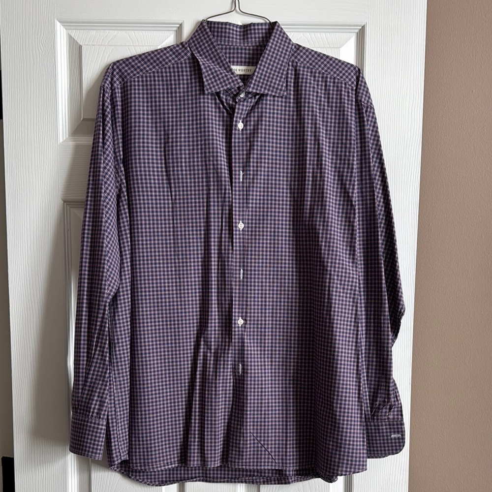 Men's Purple Checkered Shirt